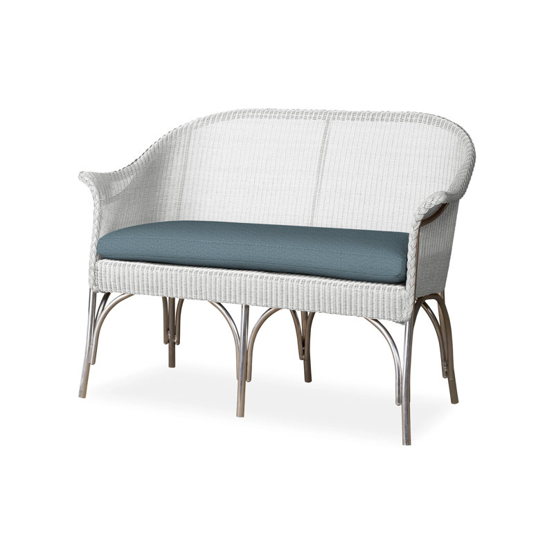 All Seasons Outdoor 2 - Seat, White, Bamboo Bay Sky