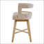 Tabouret pivotant, tabouret de bar, chaise à hauteur de comptoir