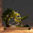 Artificial Realistic Simulation Tree Bonsai With LED Lamp Ring