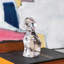 Handmade Glass Dog Figurine