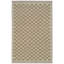 Tapis beige / brun clair en laine tissé à plat à la main Azle-1573865504