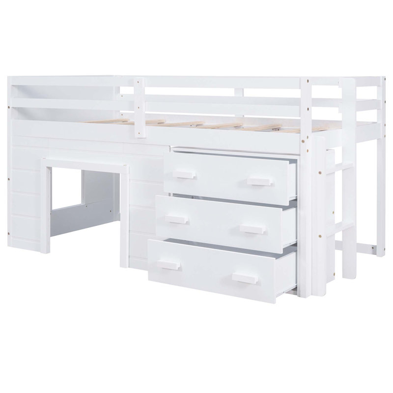 Lit mezzanine simple par Harriet Bee, Blanc