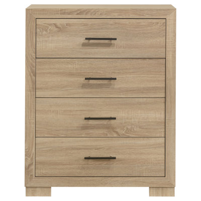 Commode 4 tiroirs Arielle Chêne clair