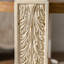Table d'appoint de style palais rétro avec double rangement, table basse en bois massif pour petits espaces, polyvalente et facile à assembler, cadre de salon à double rangement, charme rétro et fonctionnalité moderne, assemblage facile