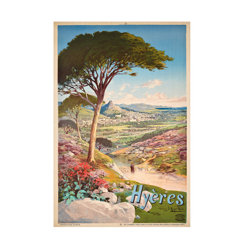 Hugo, Alesi Hyères, France, 1900, art sur toile, H 32 po x l 22 po