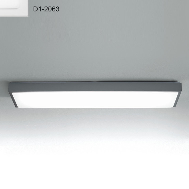 Flat R 1 - Light 35.5'' Simple Square / Rectangle Flush Mount
