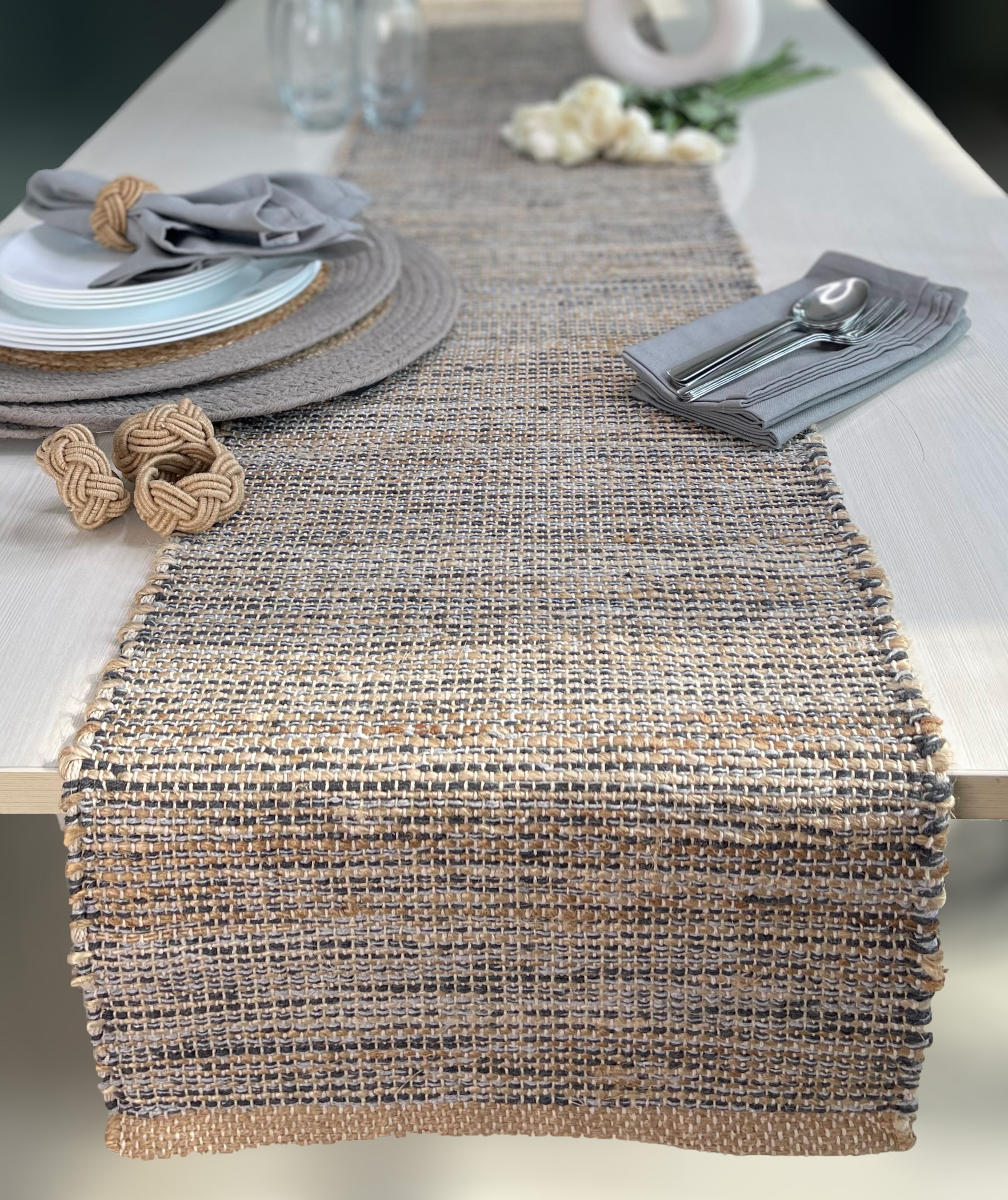 Gracie Oaks Pearsall Gingham Table Runner Wayfair