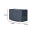 Console Meso, table d'appoint modulaire, rangement, Oyster Nuvella, 37 po-110979865