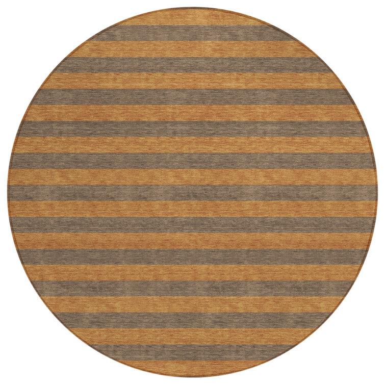 Dorothey Washable Striped Indoor / Outdoor Rug