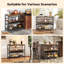 Open Shelving Wine Bottle & Glass Rack