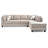 Malone Reversible Sectional Vanilla Micro Suede-1725083109