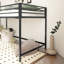 Lit mezzanine peu encombrant noir