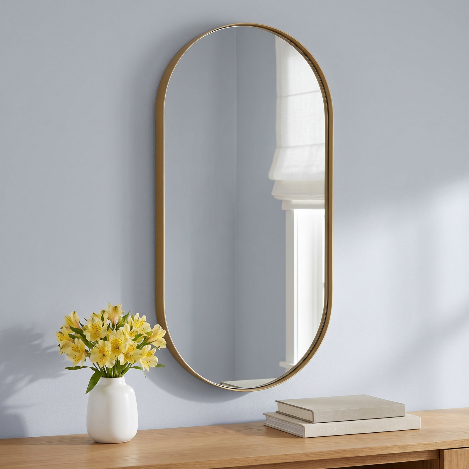 Accent Mirror, Gold, 31.5" x 15.5"