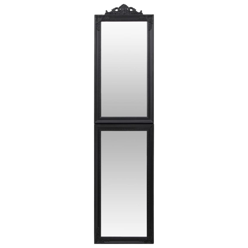 Rectangle Cheval Mirror, Black