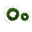 Couronne en plastique 16 po