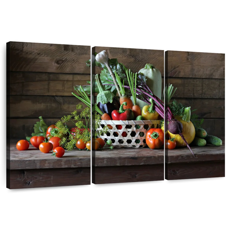 Yarlin Fresh Vegetable Selection, 48" H x 74" W
