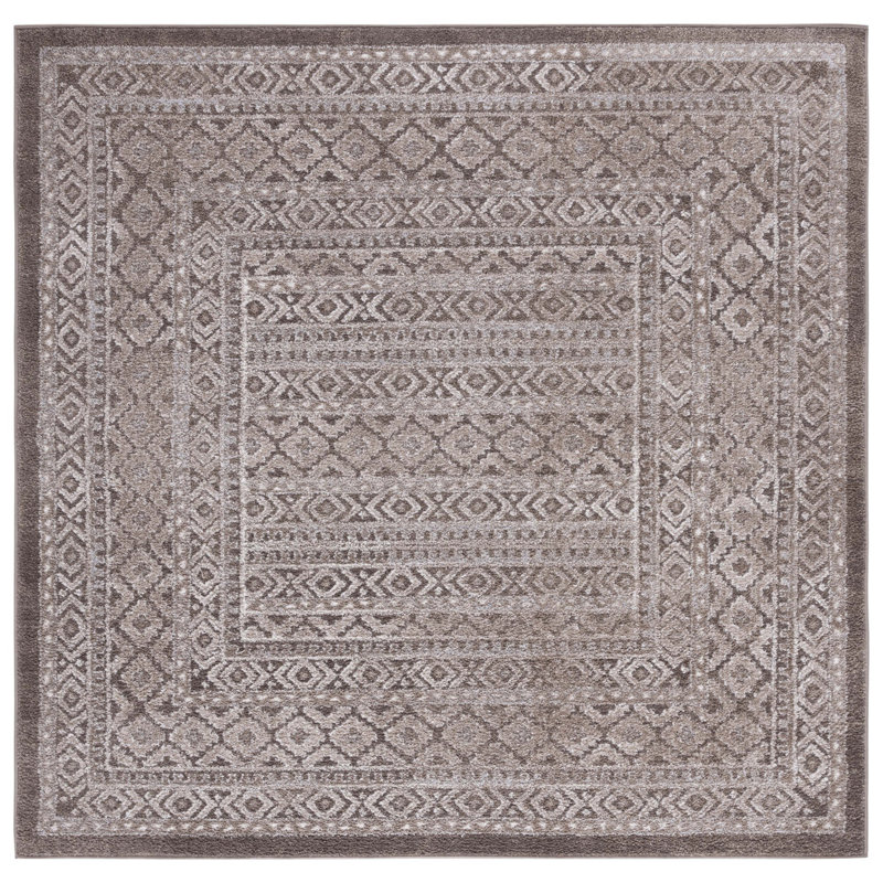 Gracie-Lou Performance Southwestern Rug, Square 6'7"