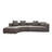 Upholstered Curved Sectional-1850098550