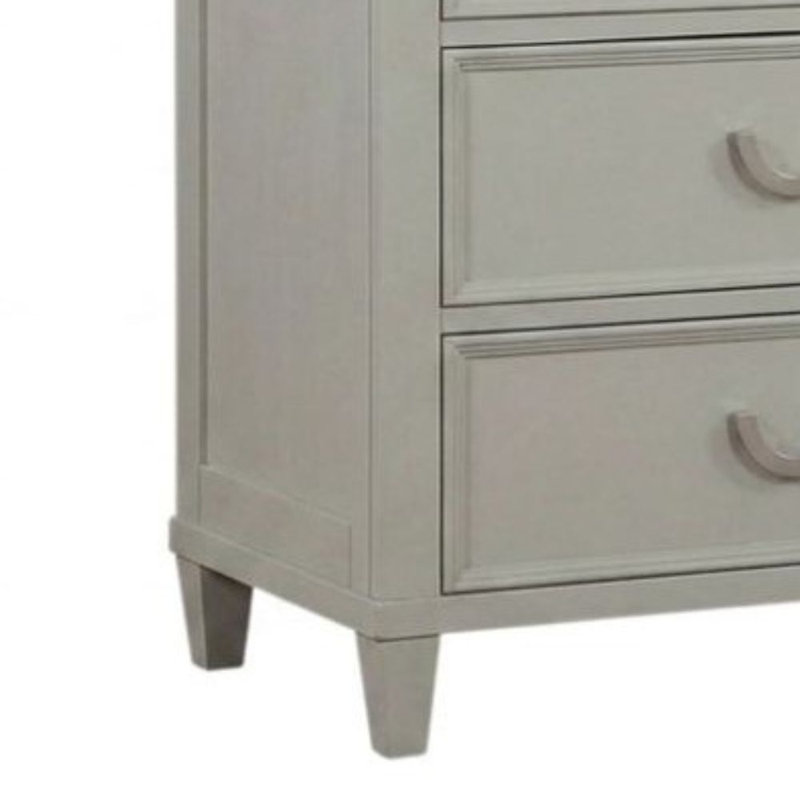 Commode 5 tiroirs Elidi Grey