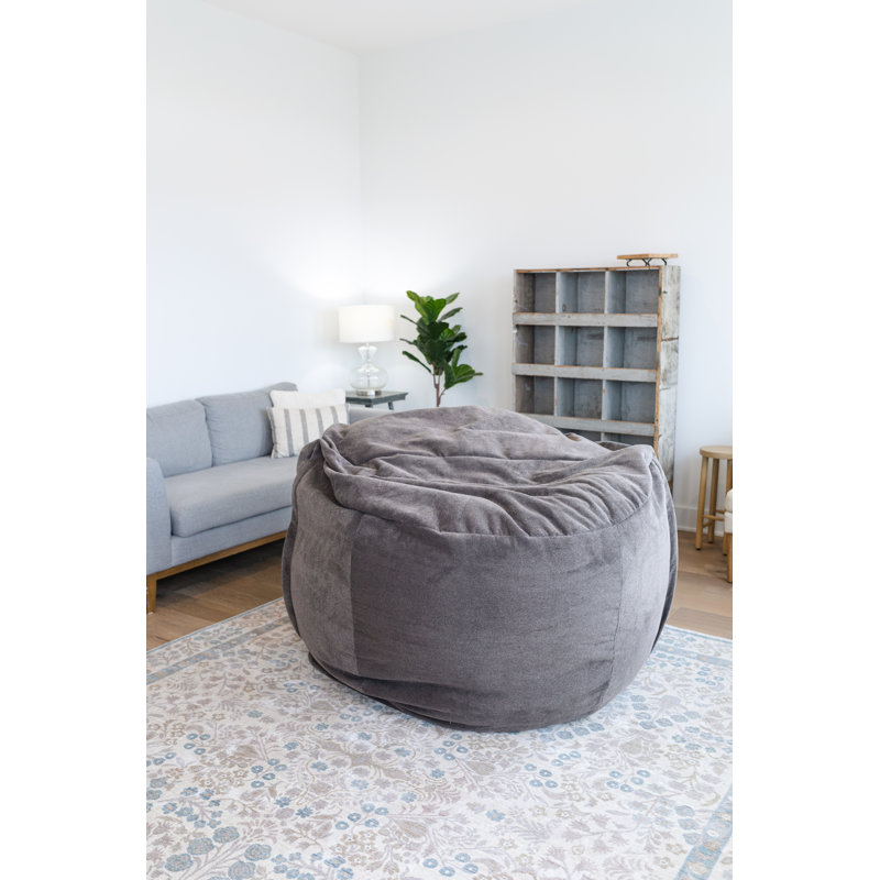 Large Haven Luxury Foam Sack in Sand, Gray