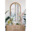 Vase en verre D6.5x12.5 ", vert