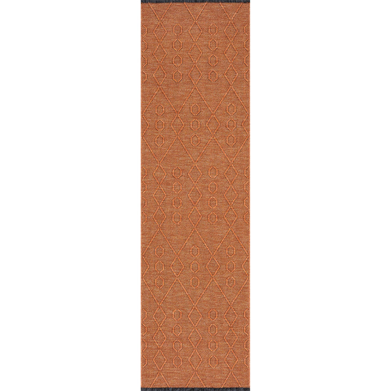 Tapis d'intérieur lavable à la machine Brenly, Tapis de couloir 2 pi 3 po x 7 pi 7 po