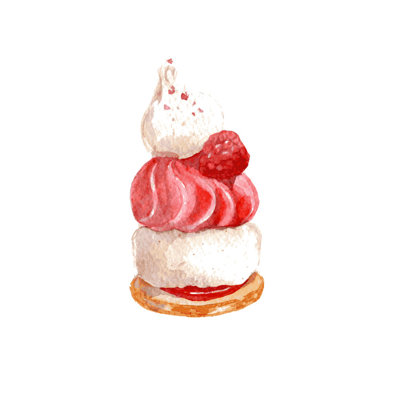 Delicious Cake 1 Piece Wall Art on Canvas, 30cm H x 30cm W