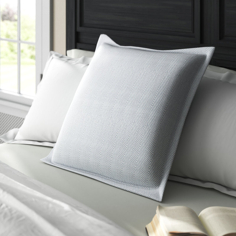 Orson 100% Cotton Sham, Euro, Fog