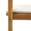 Chaise de salle à manger d'extérieur avec coussin (ensemble de 2)