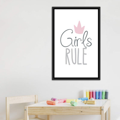 «Girls Rule», reproduction d'art textuel