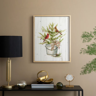 Winter Pine I Framed Print - Solid Wood