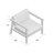 Bayport Outdoor Patio Teak Armchair