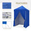 60'' W x 60'' D Powder Coated Steel Pop-Up Canopy-96325587