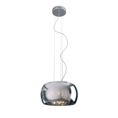 Accomac 5 - Light Chrome Unique/Statement Pendant