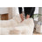 Swivel Accent Armchair Barrel Chair With Powder Coating Metal Ring-1455539004-1464246093