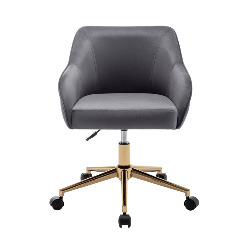 Chaise de bureau Centrahoma, Gris foncé