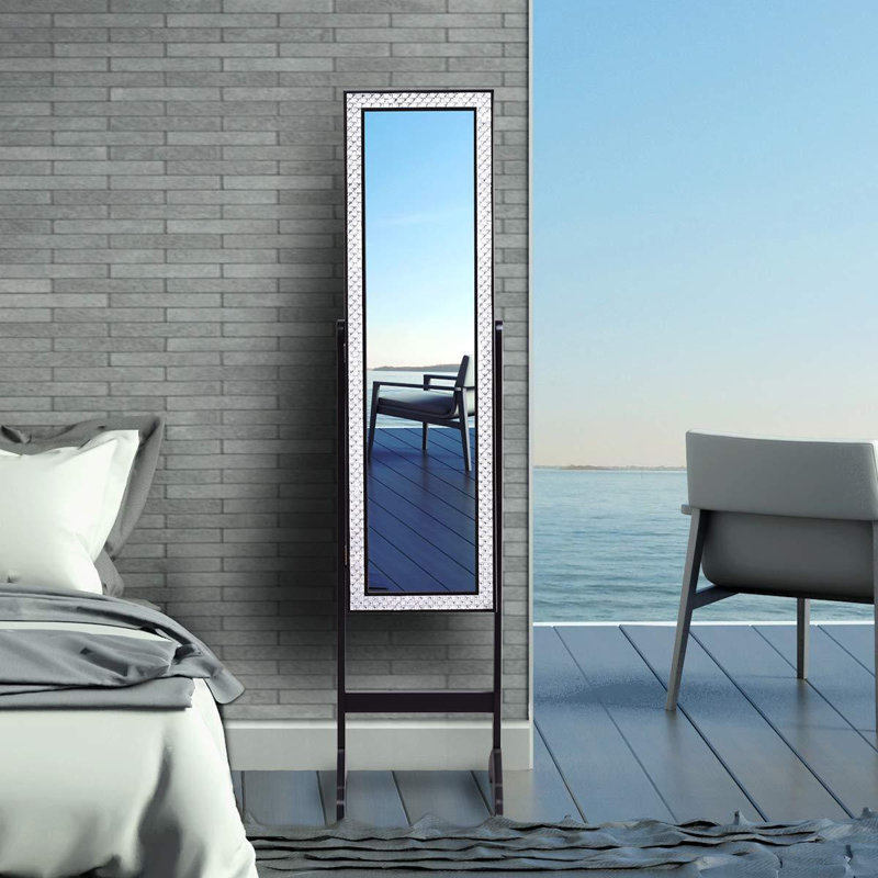 Jewellery Cabinet with Mirror Jewelry Armoire