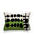Chartreuse / noir / blanc cassé