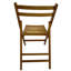 4 chaises pliantes en bois massif - pour toutes les chaises de couleur miel de tous les besoins