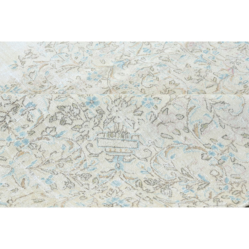 Tapis ivoire noué à la main de haute qualité
