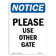 SignMission Please Use Other Gate Sign | Wayfair