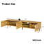 Table télé 70 pouces avec tablette de rangement Mid-Century Construire, For Living unité de divertissement, support, construire