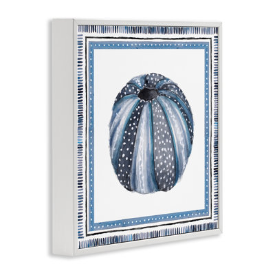Giclée encadrée de citrouilles bleues, design par Lanie Loreth