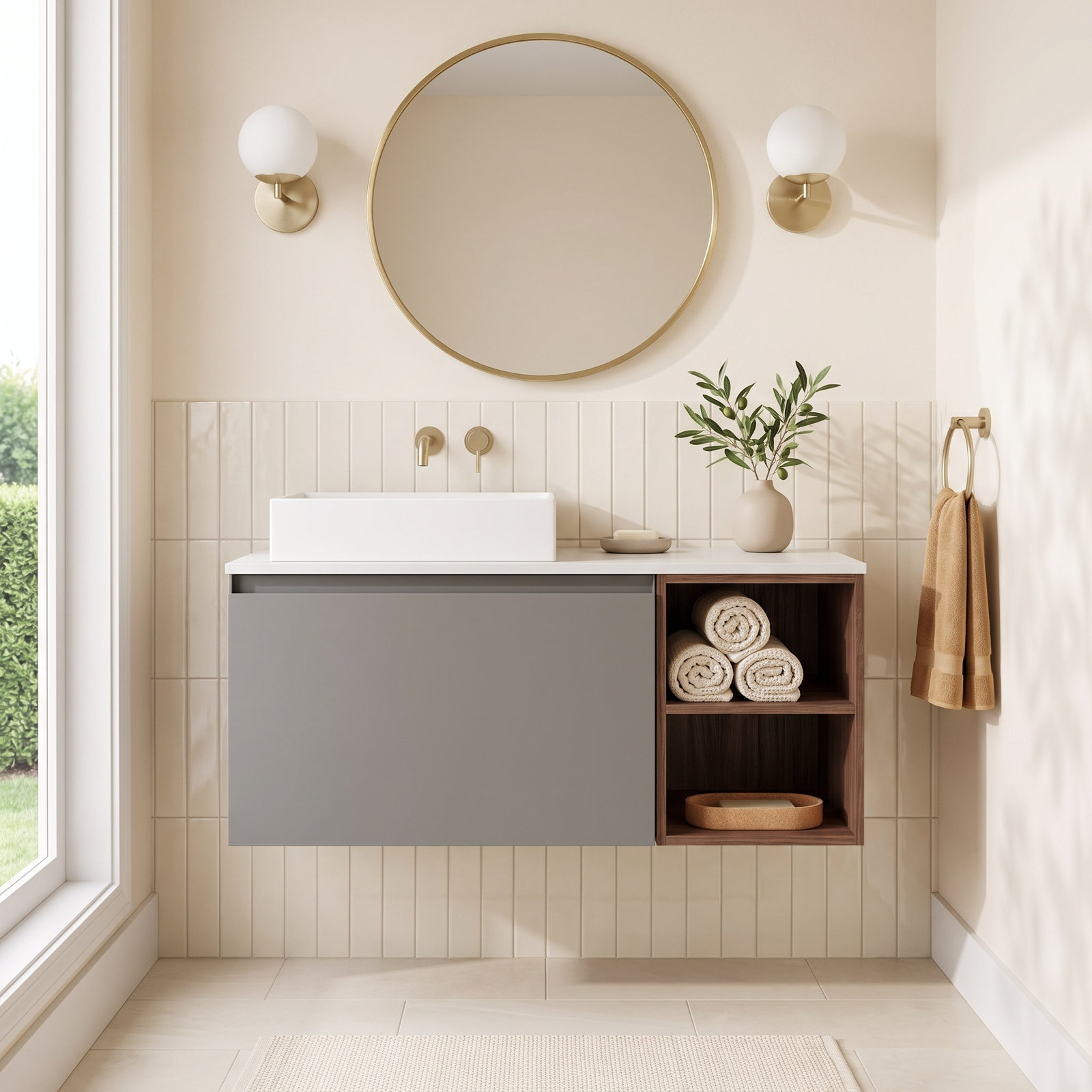 Shelley 42" Cedar Single Bathroom Vanity