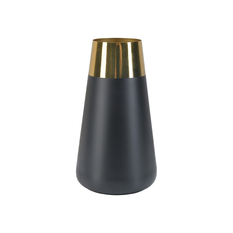 Shenka Stainless Steel Table Vase, 8.25" H x 4.5" W x 4.5" D