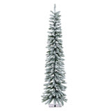 Vickerman 7.5' x 22" Snowy Flocked Alpine 429Tips