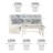 Bagwell 3 - Piece Upholstered Trestle Breakfast Nook Dining Set with Coffee Print