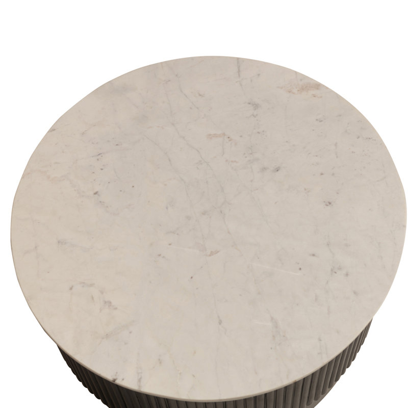 Enzo Pine Wood Base & Gunuine Marble Top Coffee Table