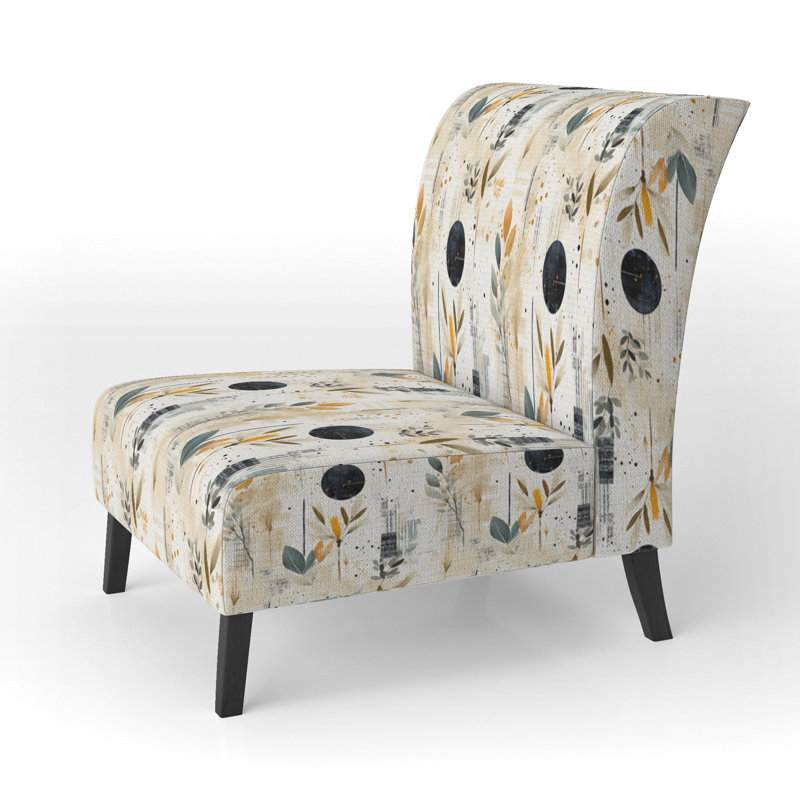 Fauteuil de chambre rembourré beige, Urban Nomadic