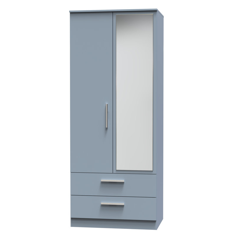 Fully Assembled Contrast 3 Door Wardrobe
